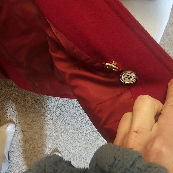 Red Peacoat- Michael Kors - Picture 7 of 16